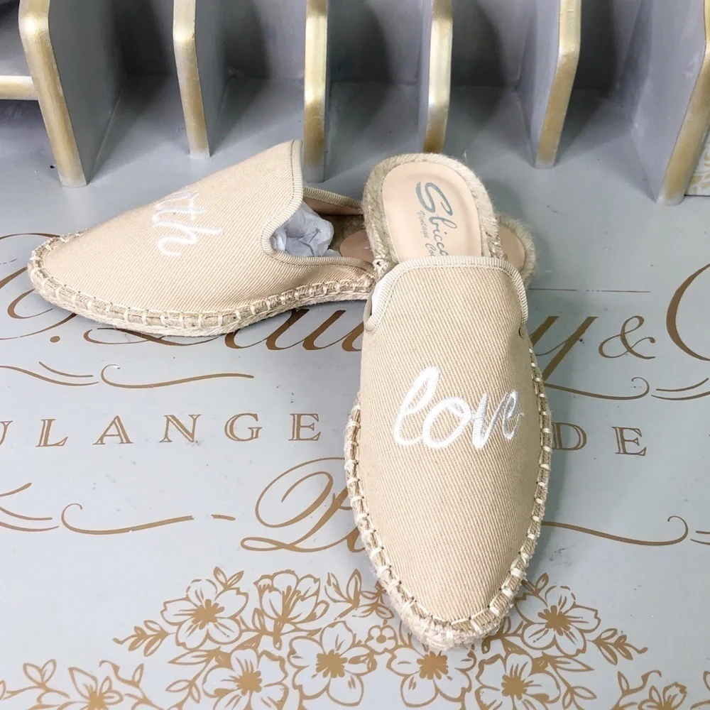 SBICCA vintage collection espadrille mules